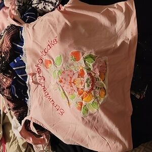 Hot Topic crop camisole pastel Strawberry Shortcake plus sized 2 2xl NWT